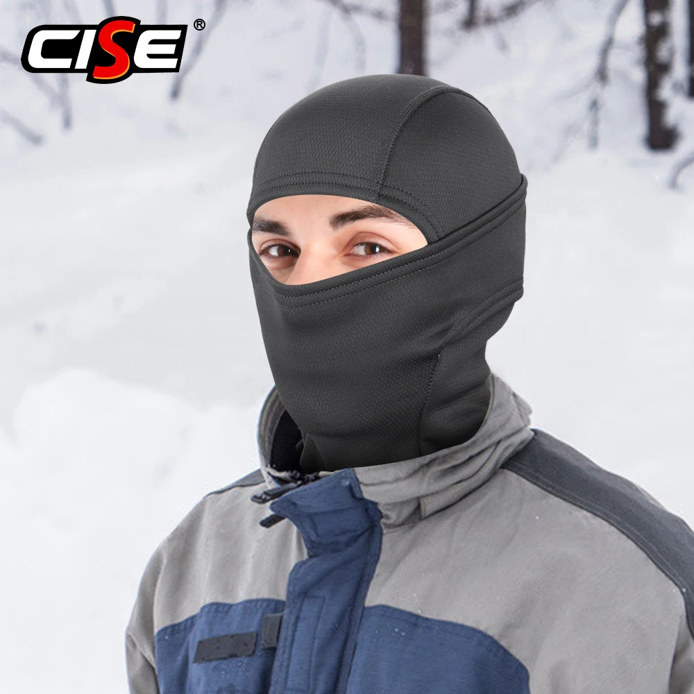 Winter Warmer Balaclava Motorcycle Full Face Mask Cap Moto Helmet Hood Biker Snowboard Skiing Neck Cover Windproof Dustproof Hat