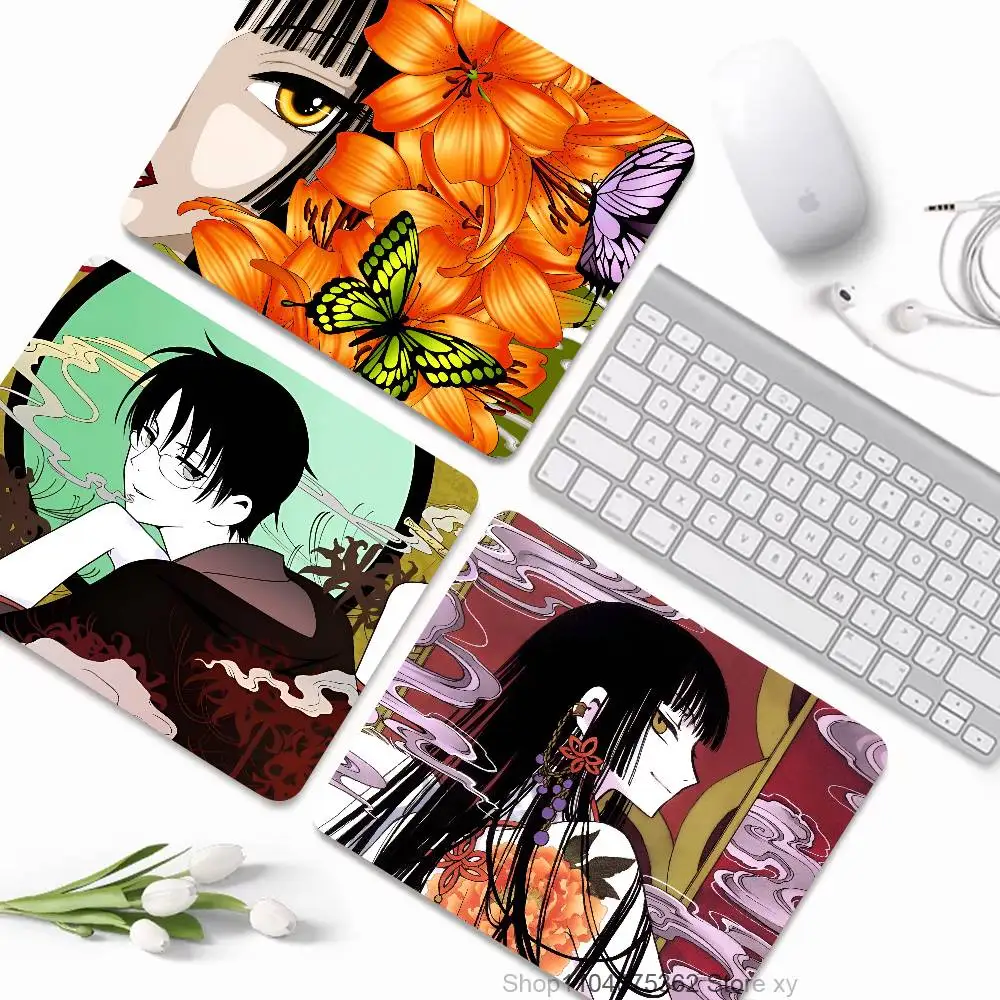 Classic Retro Anime XXXHoLiC Mousepad Small LockEdge Mouse Pad For Gamers Computer Desk Pad Rectangular Anti-slip Rubber