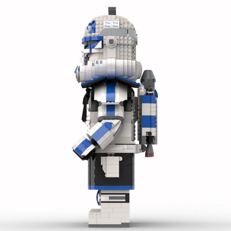 2899pcs MOC Captain Rex Phase 2 Megafigure Fits Star Battle Model Building Blocks Bookshelf Decor, Home Decor Display Model Gift