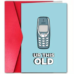 1pc funny birthday card, creative birthday card, the best gift for your best friend, bestie, sister, brother