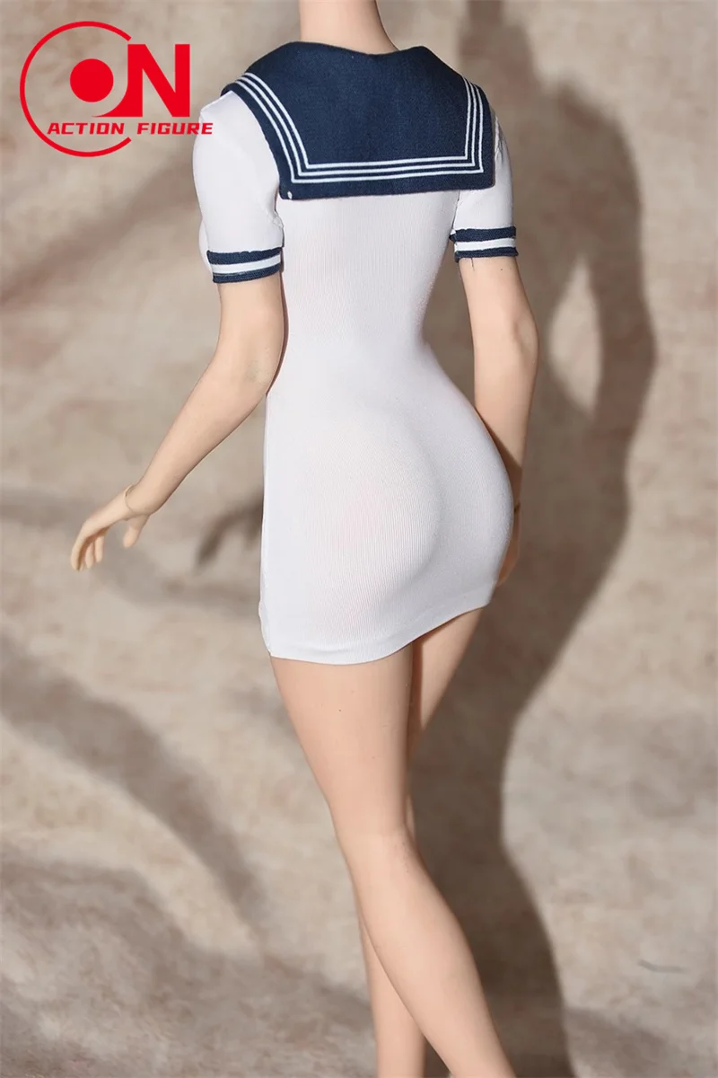 Customized 1/6 Scale Female JK School Uniform Sailor Outfit Clothes Model Fit 12\'\' Worldbox AT202 Female Soldier Action Figure