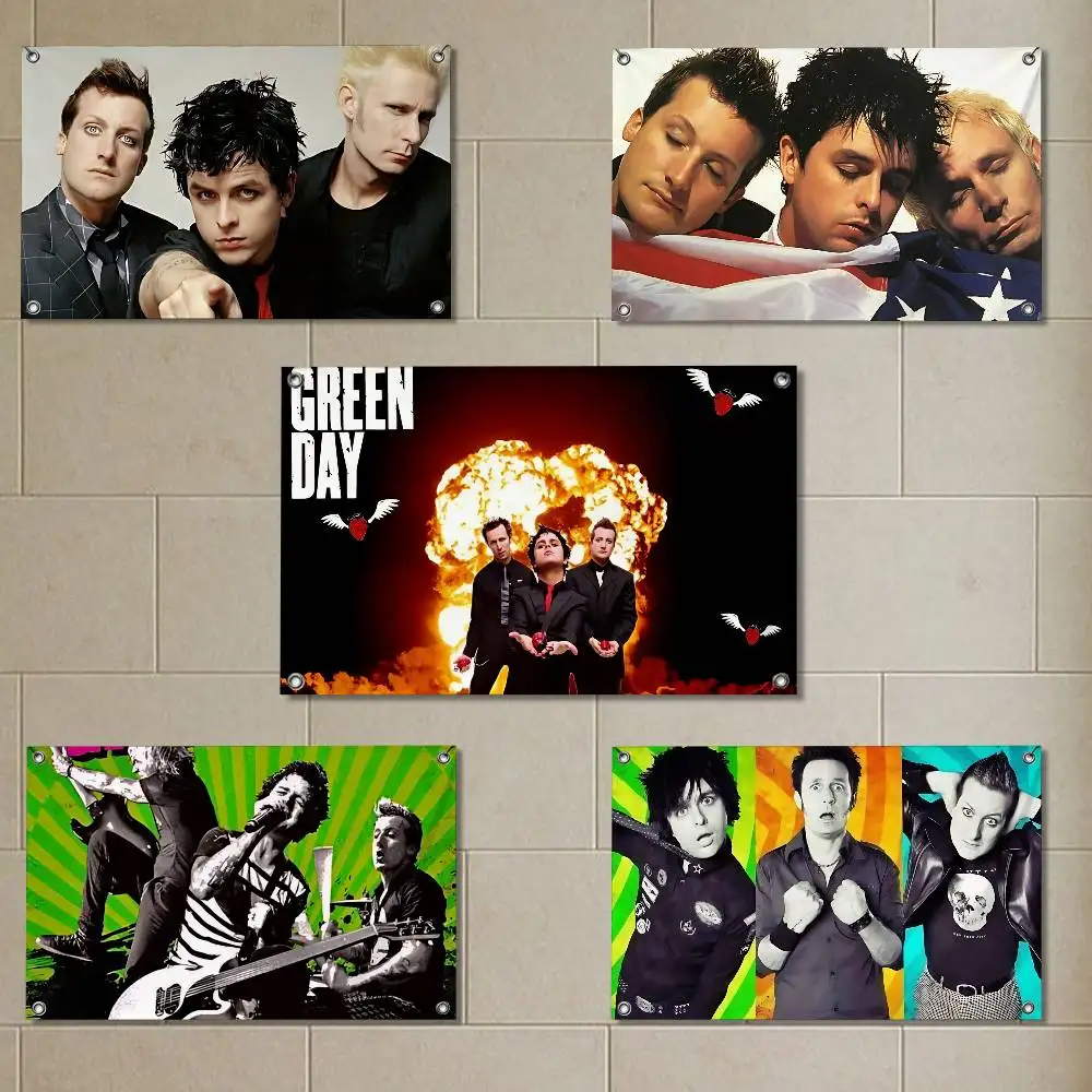

Dookie band green day Flag Tapestry Banner Bedroom Living Room Bar Party Wall Decor Outdoor Use