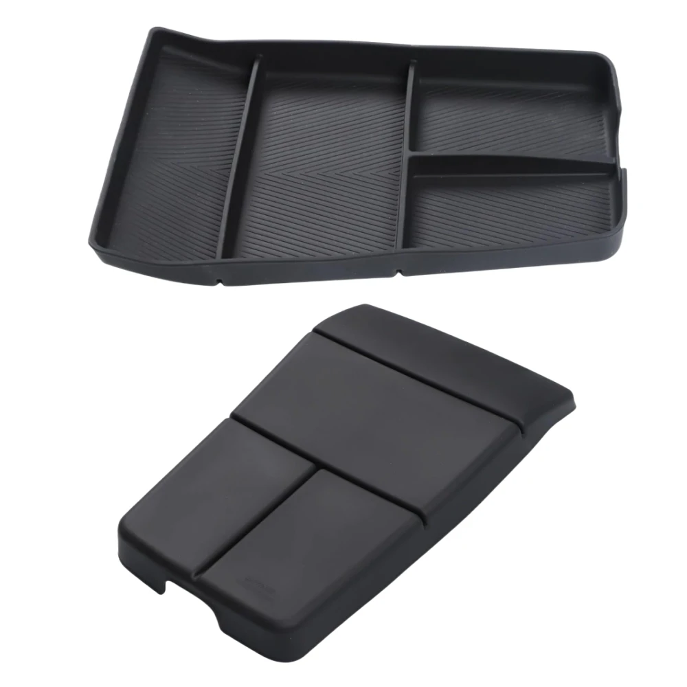 For Xpeng G9 2022-2024 Center Console Storage Box Car Central Lower Layer Tray Silica Gel Organizer Accessories