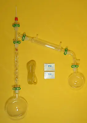 

1000ml,24/29,Distillation apparatus,vacuum distillation kit with Vigreux column