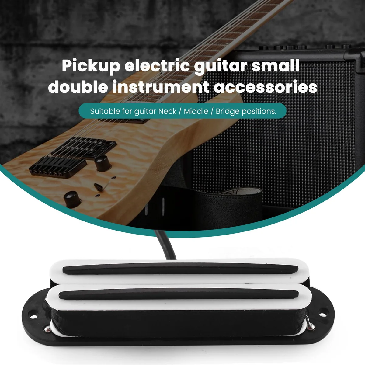 Звукосниматели Hot Rail Double Track 11K Alnico5 Гитарный звукосниматель Fit Fender Strat Squier Tele Электрогитара, Белый ГОРЯЧИЙ