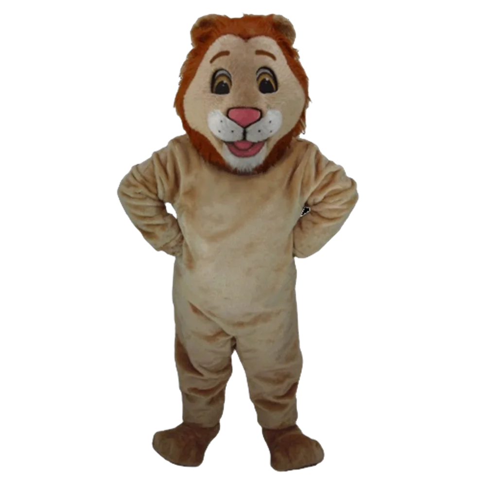 Hot Sale Low Price Happy Lion Mascot Costume Adult Size Cartoon Character Male Lion Carnival Party Cosply Mascotte Fit SW1023