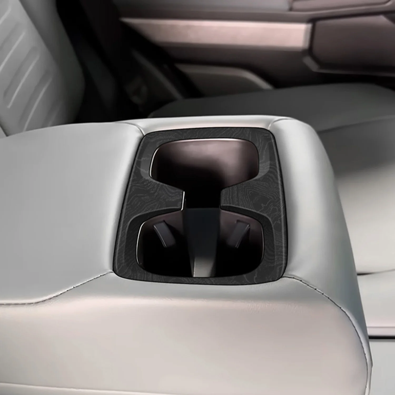 for Toyota 4Runner 6th Gen 2025 2026 Front & Rear Cup Holder Frame Trim ABS Interior Accessories