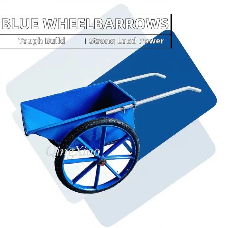 Heavy Duty Two Wheel Hand Pull Cart Durable Transport Trolley Widely Used Warehouse Cargo Transfer Household Goods Moving Tasks