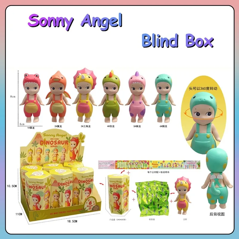 Sonny Angel Figure Hippers Animal Easter Series Anime Figures Ornaments Dolls Christmas Gift Desktop Ornament Blind Box