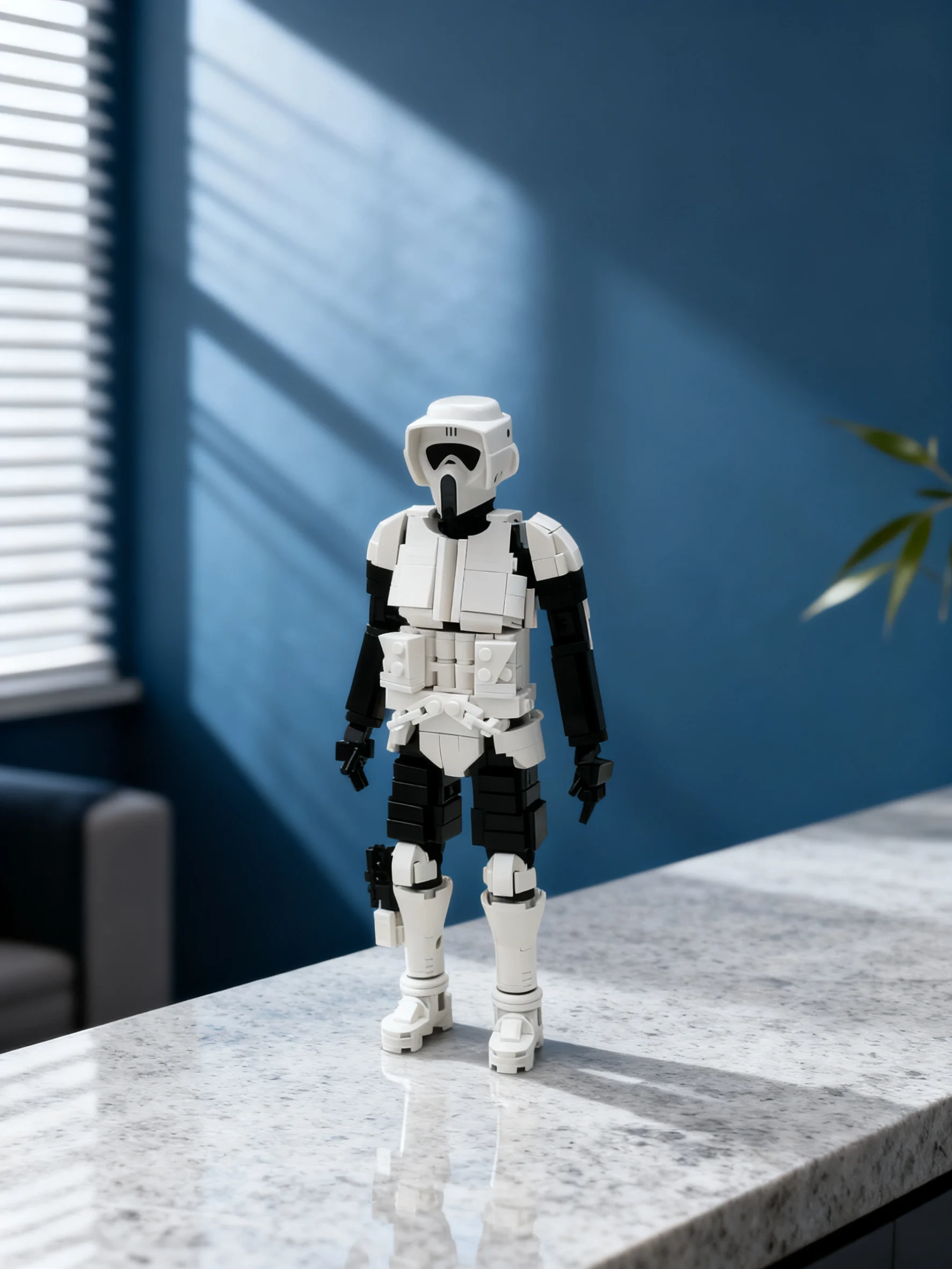 508 elementów MOC Scout Trooper Star Battle Model Zabawki Klocki Konstrukcyjne Architektura Prezenty Świąteczne Urodzinowe DIY Kreatywne Składanie — 2
