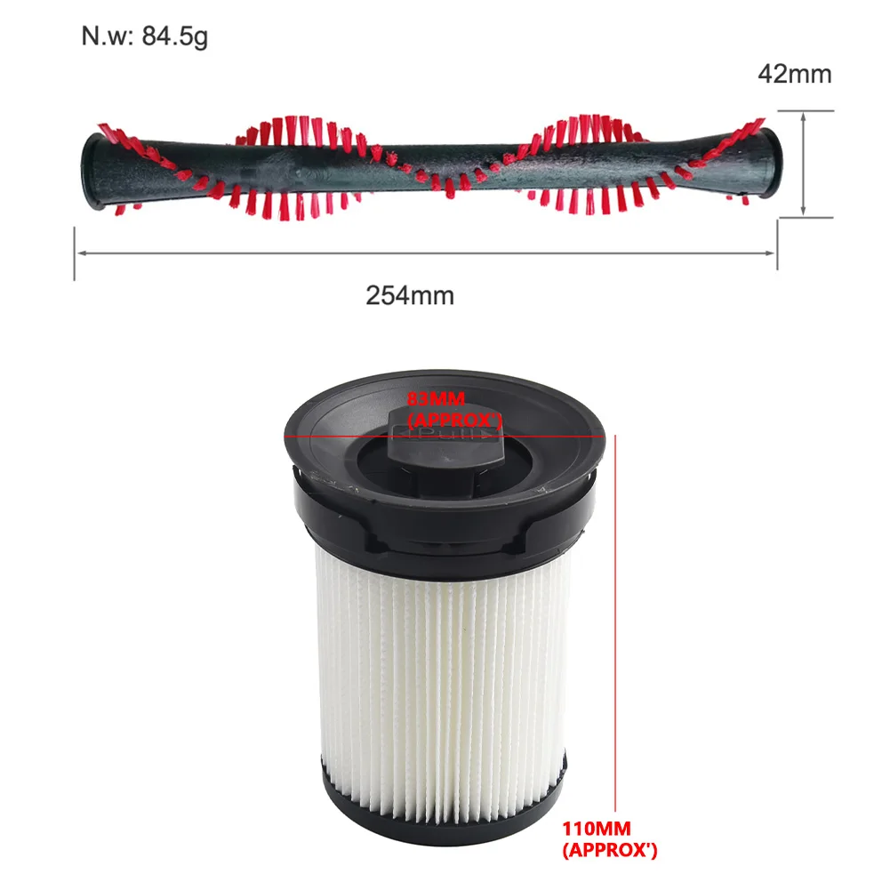 Filter Main Roller Cleaning Brush=-= Bar-= For Miele Triflex HX1 Cat & Dog, For Triflex HX1 Pro Vacuum Cleaner Accessories