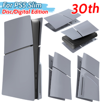 30th Anniversary Plates for PS5 Slim Disc/Digital ABS Faceplate Shell Covers Replacement Face Plate for Playstation5 Slim