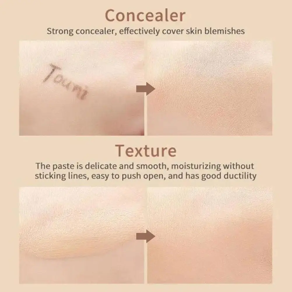 3 Color Concealer Foundation Cream Light Moisturizing Makeup Spots Circles Palette Dark Groove Concealer Cosmetics To Cover E1u8