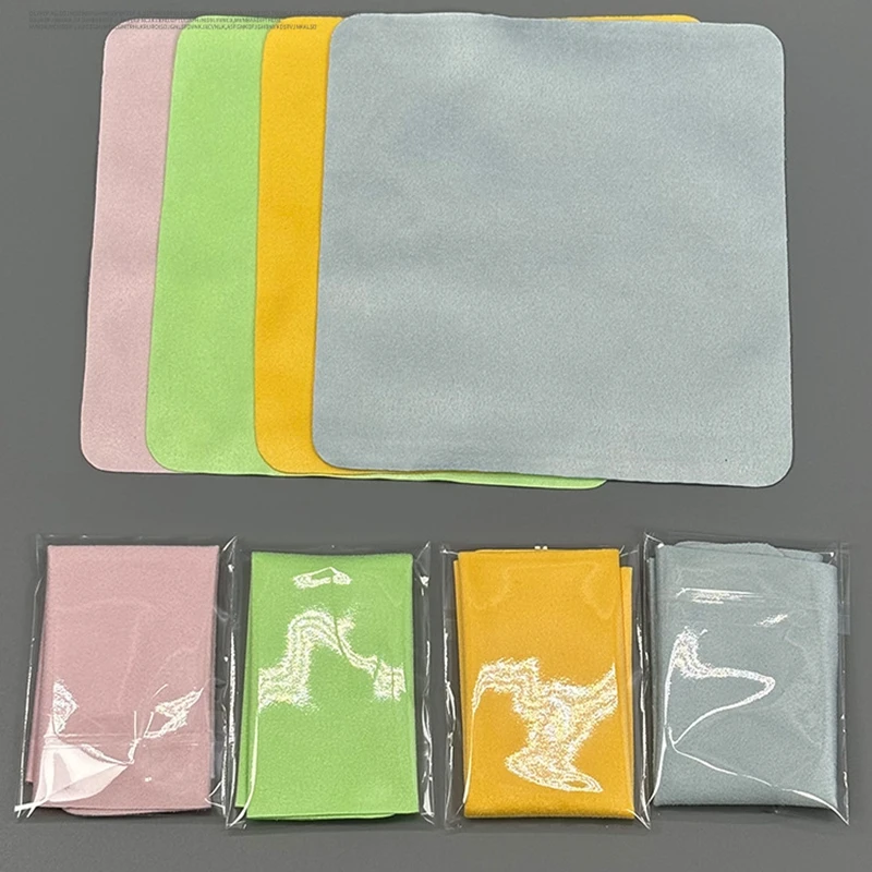 20pcs 15X18cm Individually Packaging LChamois Glasses Cleaner Lens  Cleaning Cloth Microfiber Sunglasses Eyeglasses Wipes image 5
