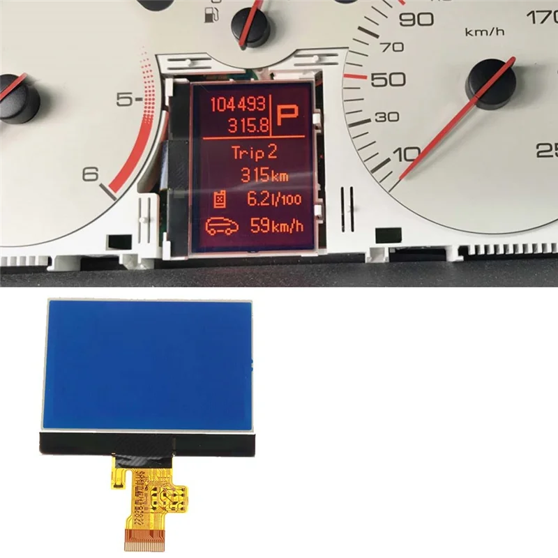 Pantalla LCD para salpicadero de coche, para 407 407SW 407 Coupe 2004-2010, reparación de píxeles de pantalla de instrumentos, p