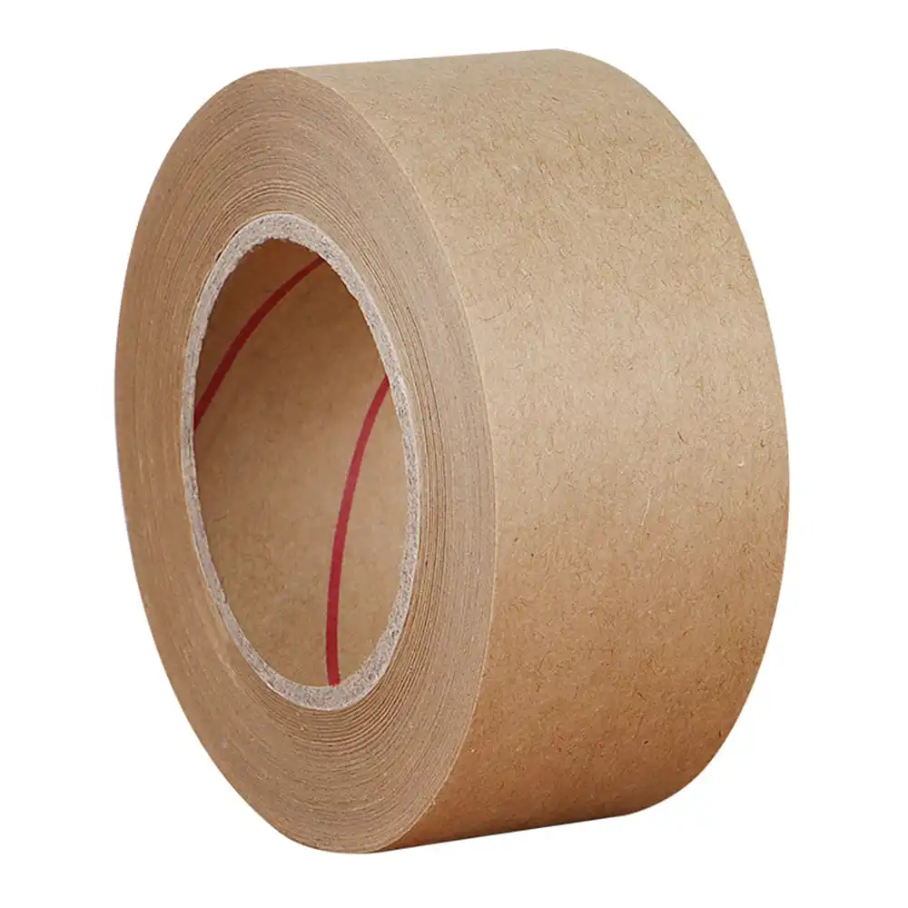 Packing Tape 30M Reinforced Water Activated Gummed Tape Kraft Paper Tap for Writable Strong Adhesive Carton Box Packing Shipping