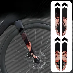 1Pair JDM Pretty Girl Eyes Road Bicycle Frame Stickers MTB Bike Front Fork Waterproof DIY Refit Decoration Durable Vinyl Decals
