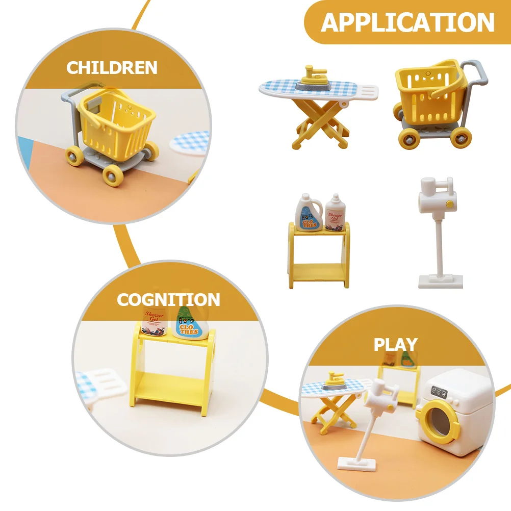 

1Set Simulated Washing Machine Play Set for Children Premium Build Interactive Learning Experience Pretend Housekeeping Fun