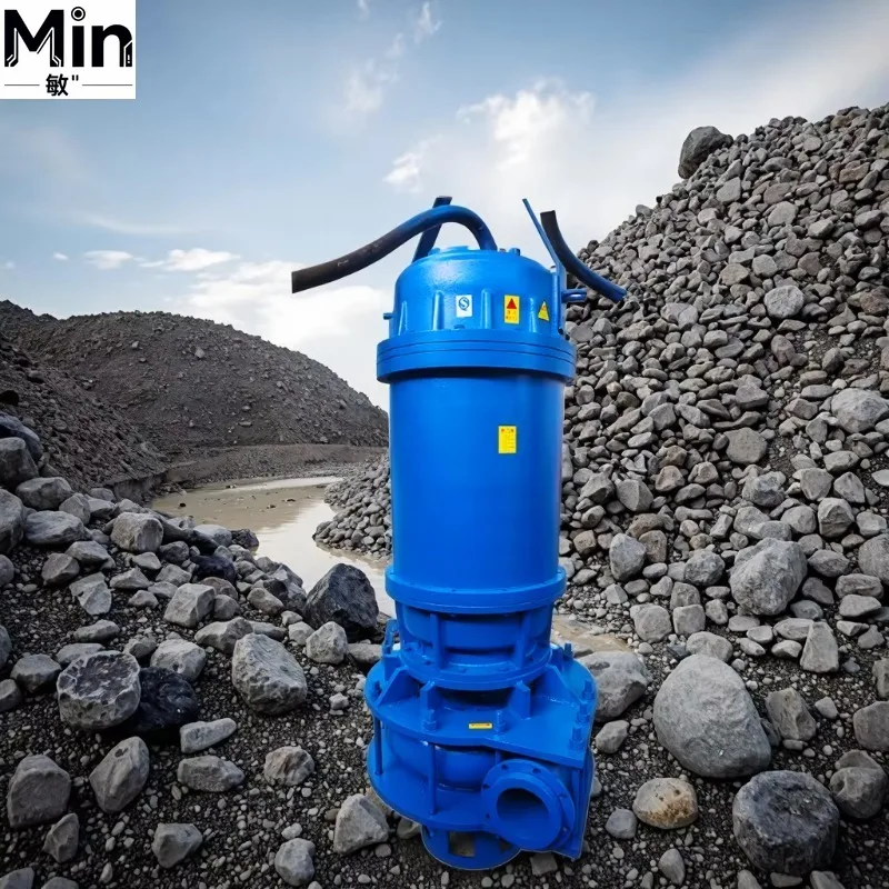 Heavy No Blockage Vertical Submersible Slurry Sludge Pump with Agitator for Industrial Dredging