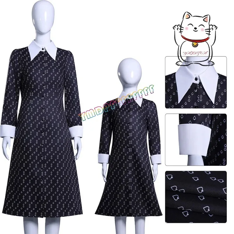 영화 및 TV 화이트 피치 러브 프래그런트 코스프레 드레스, 일요일 부모 자녀 세트, 할로윈 카니발 역할 놀이 신상품