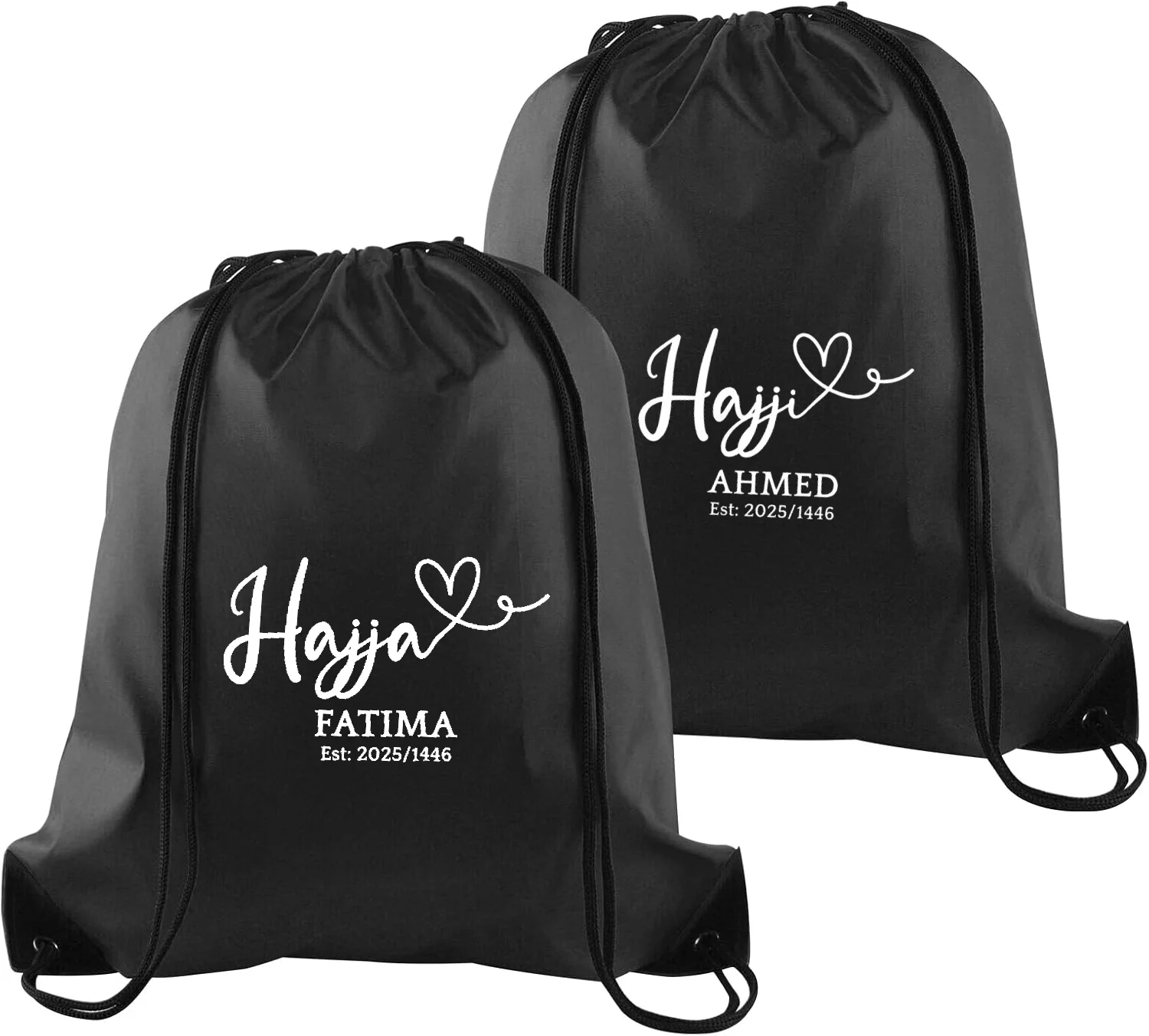 Personalised Hajj Travel Bags Custom Hajji Hajja Carry Sack Muslim Pilgrimage Gifts Hajj Umrah Accessory Storage Organizer