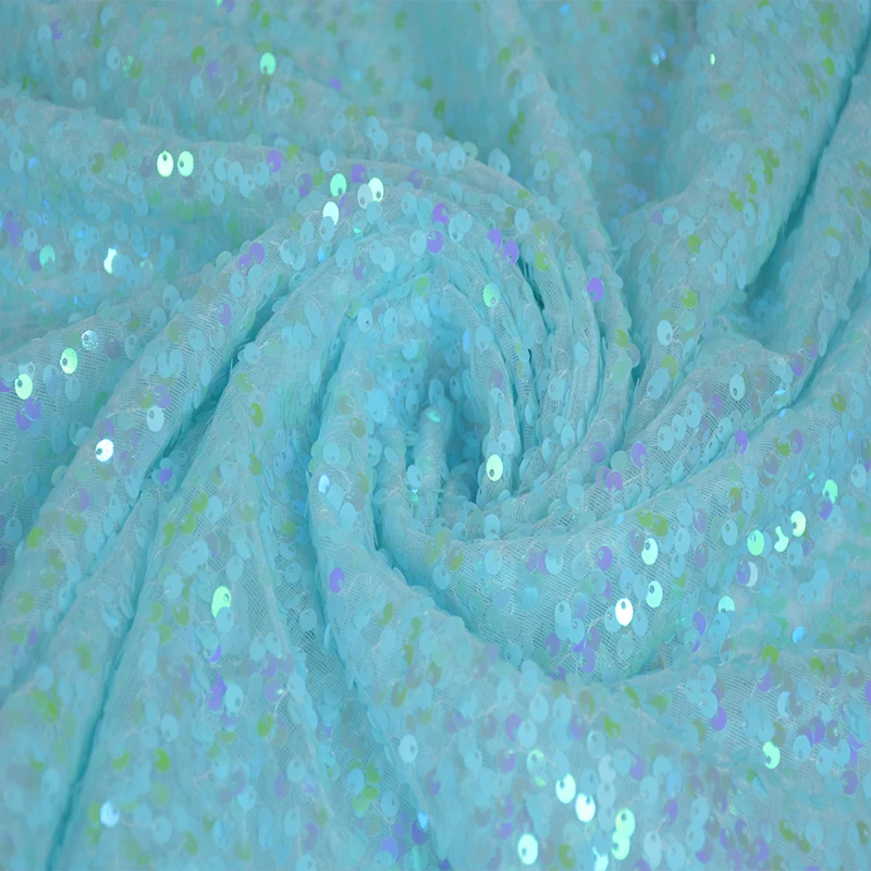 Tessuto con paillettes colorate crittografate Abiti da festa di nozze fai da te Scarpe Cappello Decorazione di sfondo scenico Tessuto glitter lucido multicolore
