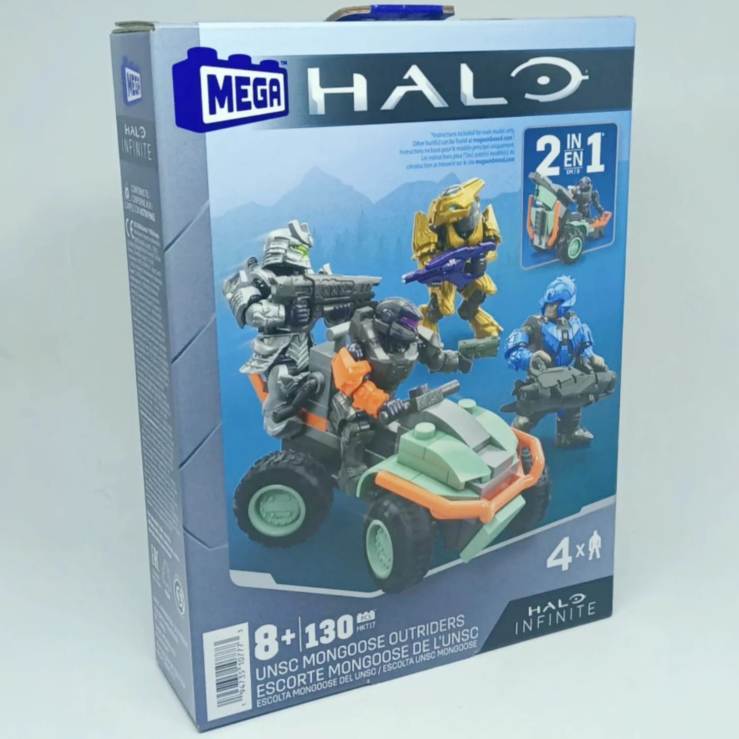 Mega Bloks Mongoose Outriders Gungoose Gambit Ghost of Requiem Свободная мини-фигурка Коллекционная игрушка для украшения и подарка