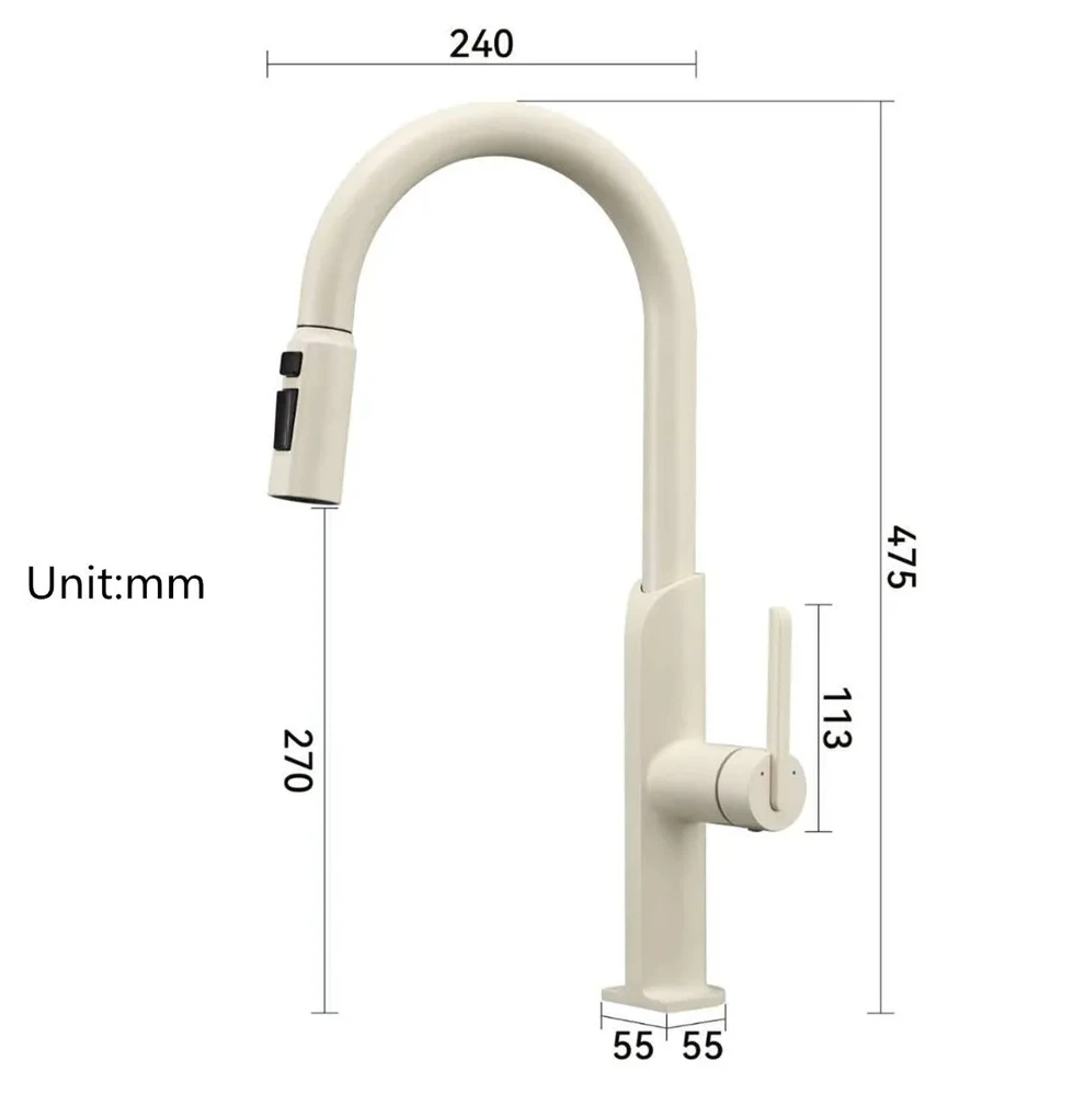 

Brushed Gold Pull Out Kitchen Faucet SUS304 Sink Faucet Mixer Tap 360 degree rotation torneira cozinha mixer taps Kitchen Tap