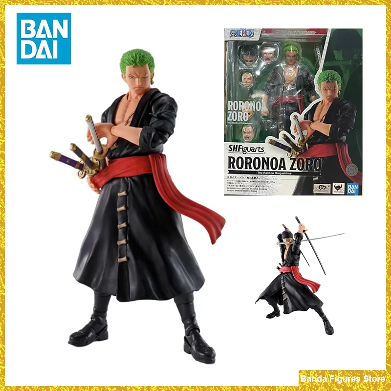 

Original BANDAI S.H.Figuarts SHF Roronoa Zoro Raid Eustass Kid In Stock Anime Action Collection Figures Model Toys