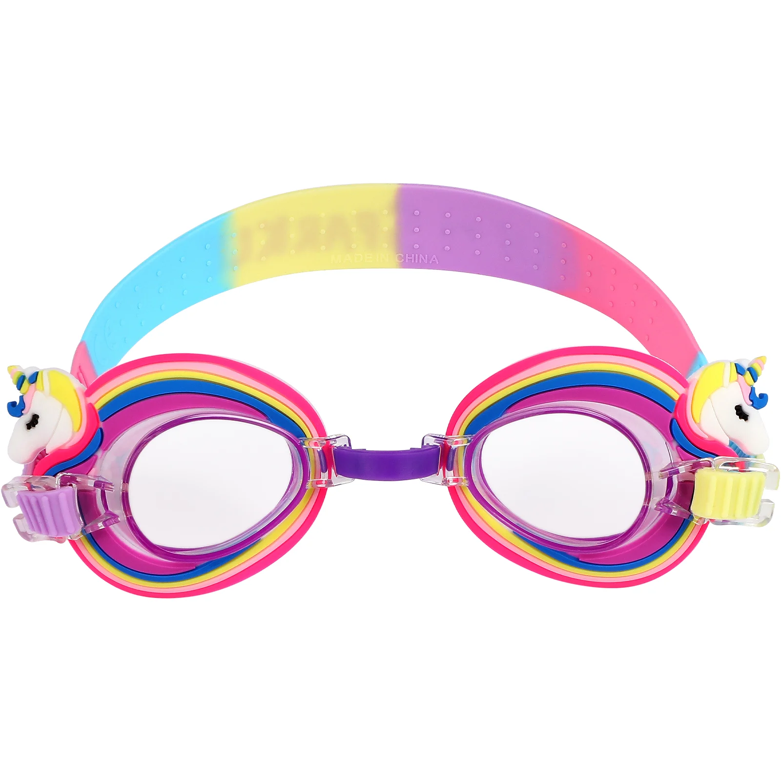 

Children's Swimming Goggles Toddler Glasses for Kids Silica Gel Adjustable Girl