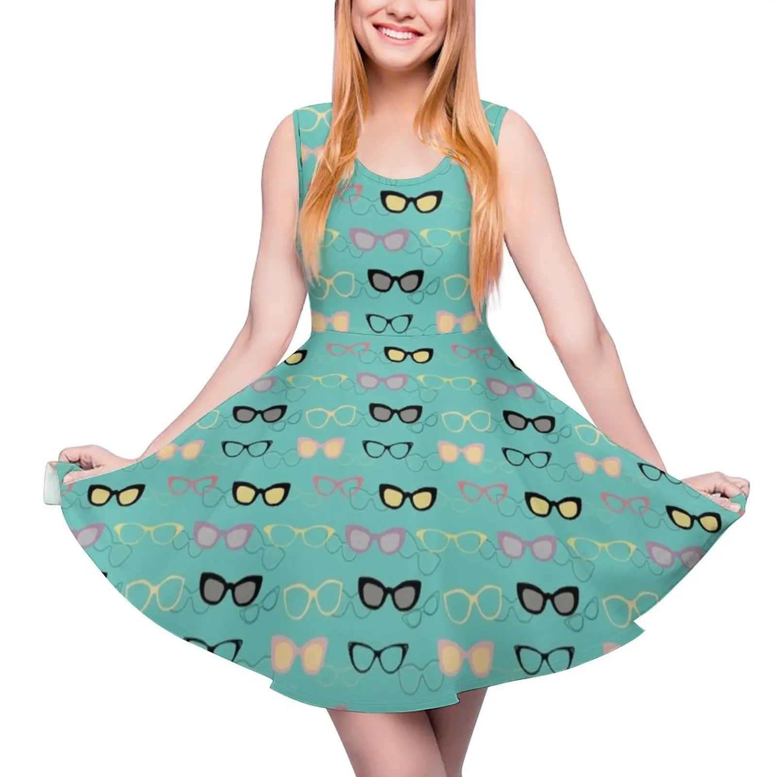 

1950s specs Sleeveless Dress Female clothing Prom gown