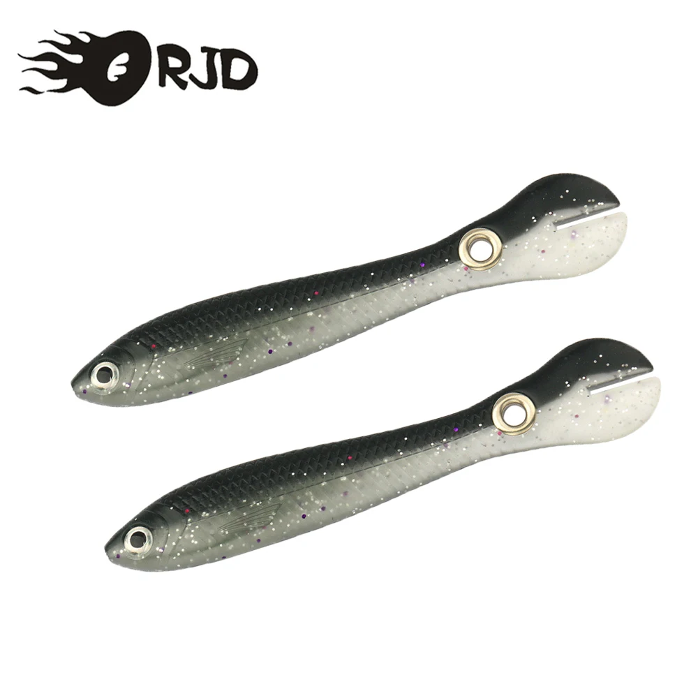 

ORJD 6g 10cm Soft Fishing Lure 5Pcs Plastic Silicone Artificial Bait Goods Fishing Feeder Swimbait Fishing Tackle Accessory