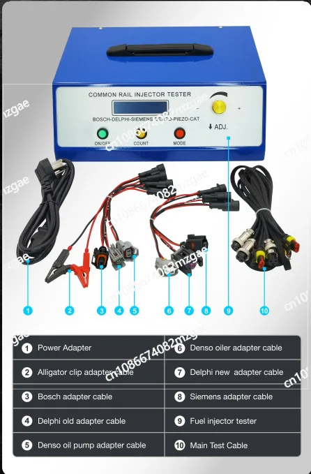CRI201 Common Rail Injector Tester Suitable for S60H/S80E Injector, Bench Validator for Diesel Injection System