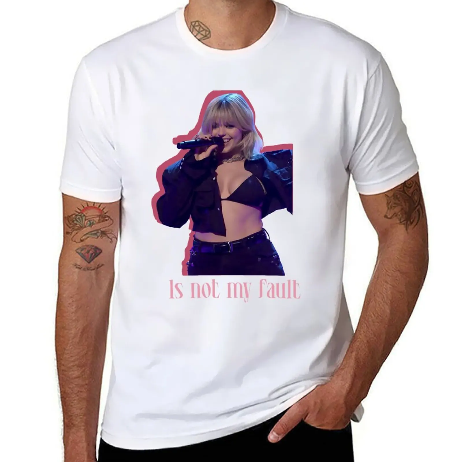 

Reneé Rapp Not My Fault Mean Girls T-Shirt anime tshirt t shirts for man cotton funny T-Shirt