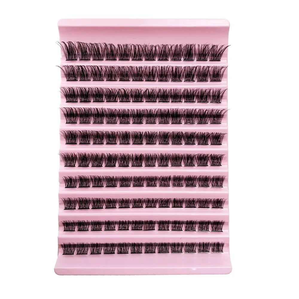 MIAOJIE Lash Clusters 120pcs Cluster Lashes 8-16mm Wispy Individual Lashes Extensions Natural Look Lashes D Curl Fluffy Cluster image 4