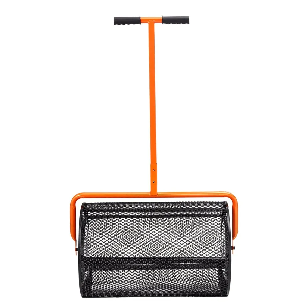 

Compost & Peat Moss Spreader 24in Wide Height Adjustable Lawn/Garden - Durable Lightweight