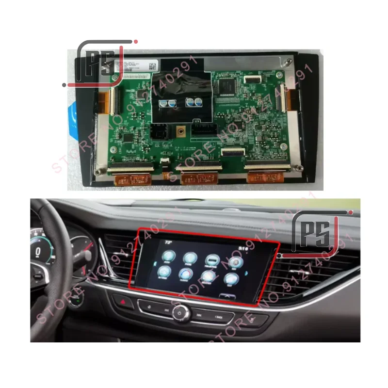 

DD080RA-02F DD080RA-02A Original 8 Inch LCD Display Screen Panel for Buick Regal Chevy Silverado Colorado GMC Canyon Car GPS Nav