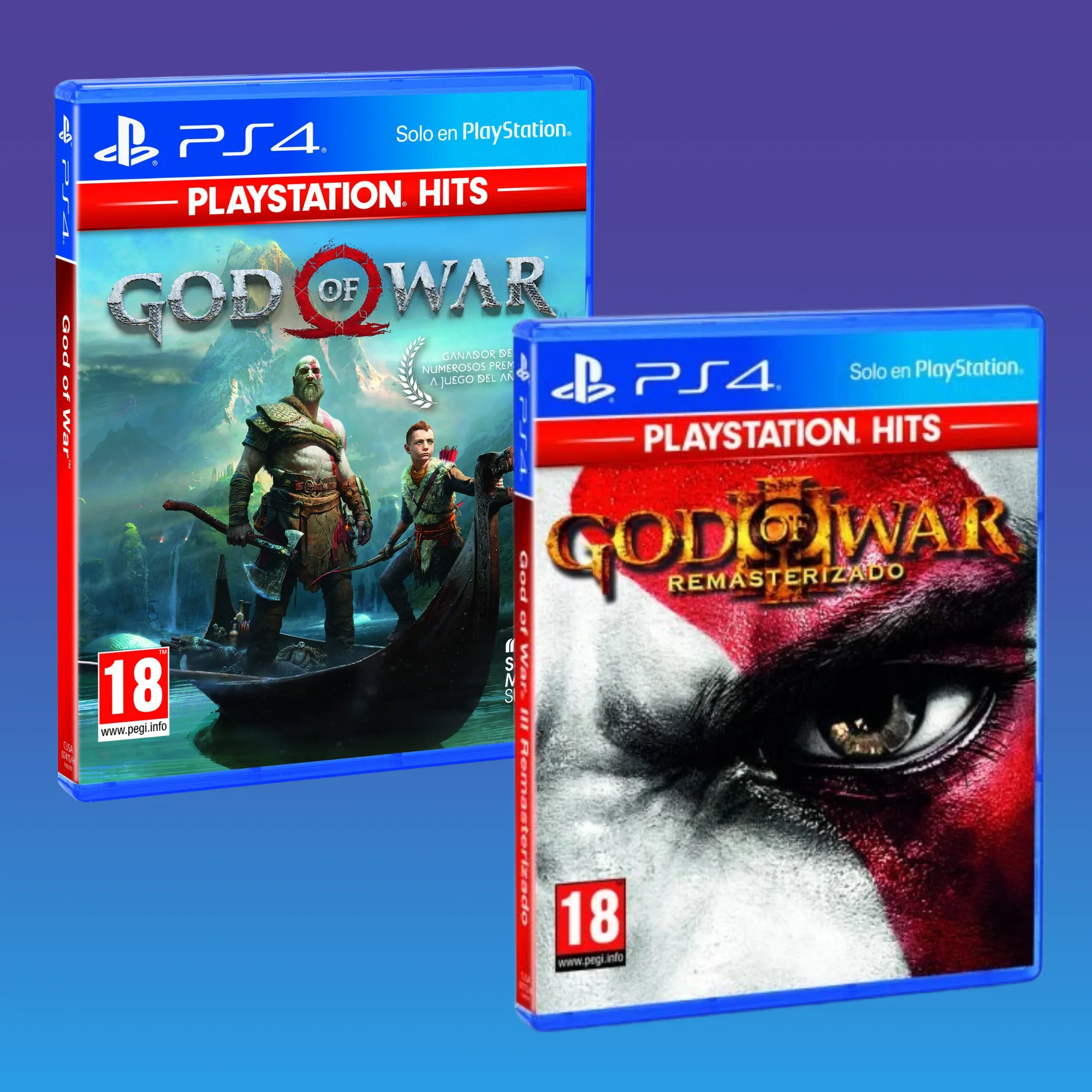 Pack God Of War (PSHits) + God Of War III Remasterizado (PSHits) - PS4 - Nuevo Precintado - PAL España