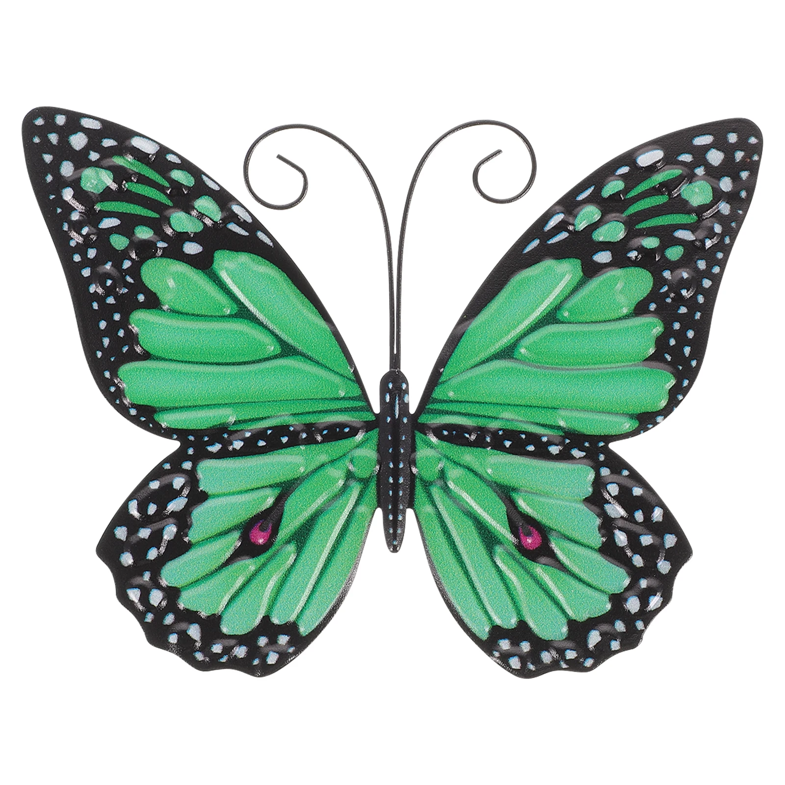 

Iron Butterfly 3D Realistic Home Hotel Garden Outdoor Butterfly Wall Decorations For Patio Fence Metal
