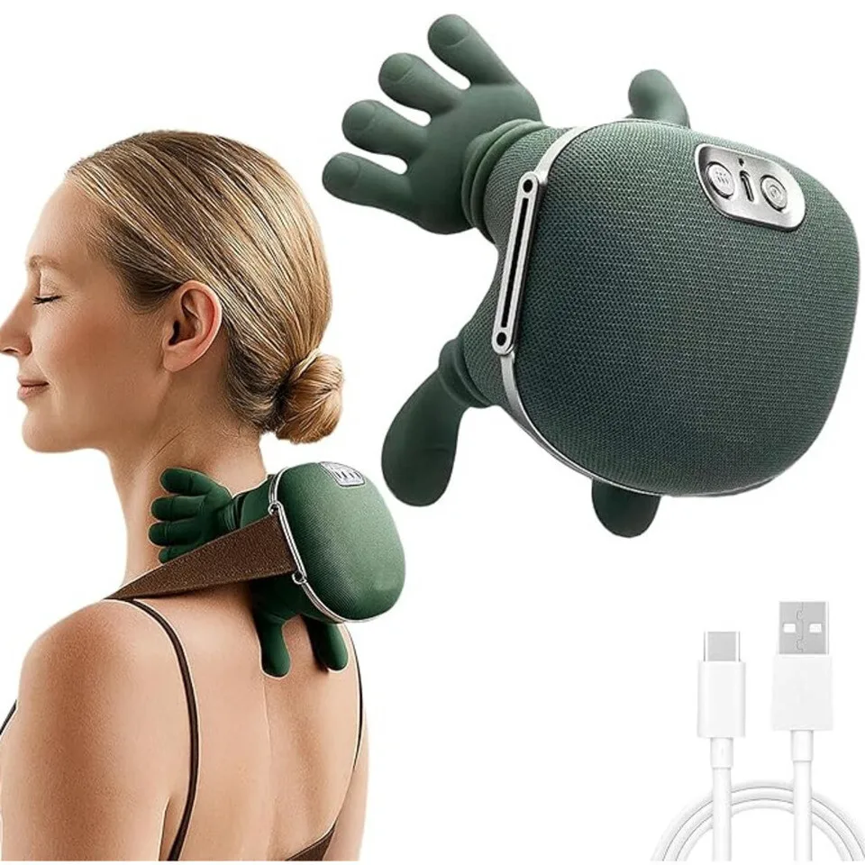 

Electric Neck And Shoulder Massager Cervical Spine Massager Trapezius Kneading Muscles Back Massagers Pillow Relaxation
