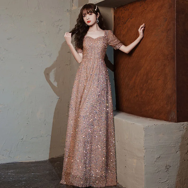 

DongCMY Luxury Evening Dresses For Women Wedding Elegant Banquet Female Long Dress Fairy Elegant And Pretty Women's Dress