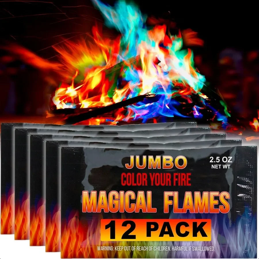 

Fire Color Changing Packets Fire Pit 12 Pack Fire Color Packets for Camping entials Campfire Bonfire Fireplaces Campfire Accori