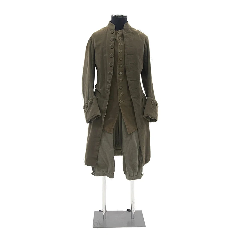 

Custom Made 1700s Period French Habit Velvet Top Jacket Trousers Adult Mens Rococo Marie Carnival Suit Prince Costume