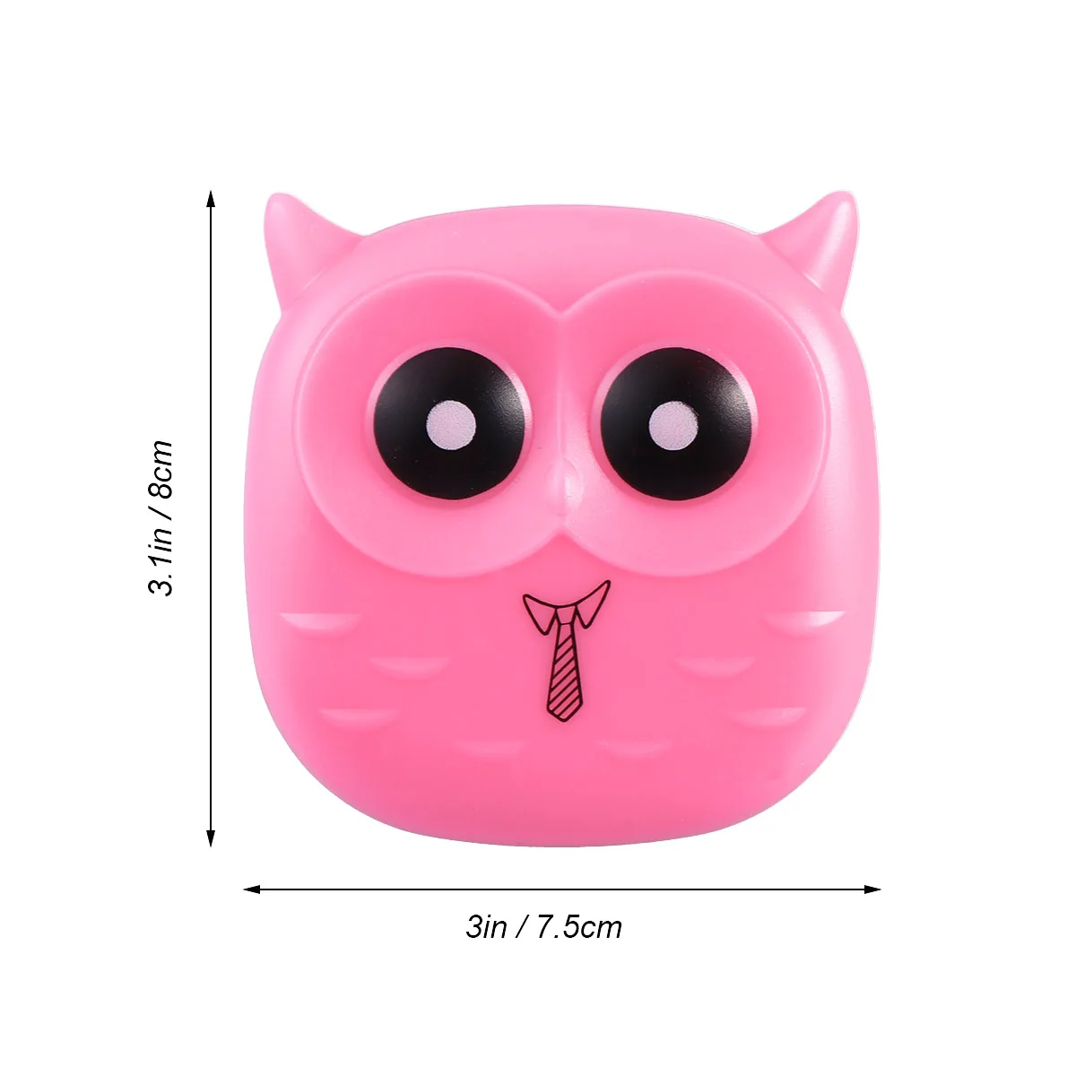 Nachtlicht Eule LED Licht Farbe Nachtlampe Kinderzimmer Lampe Schlafzimmer Licht Home Dekoration Baby Nachttisch für Kind Stecker (Rosa)