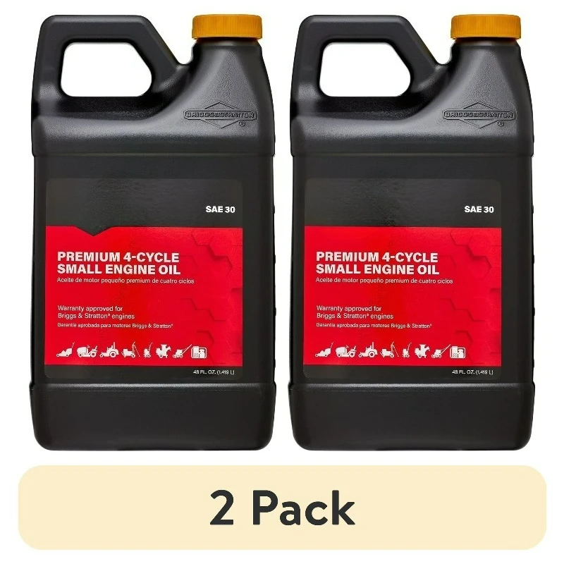 

(2 pack) 4-Cycle 48 oz Oil SAE-30 for Small Engines