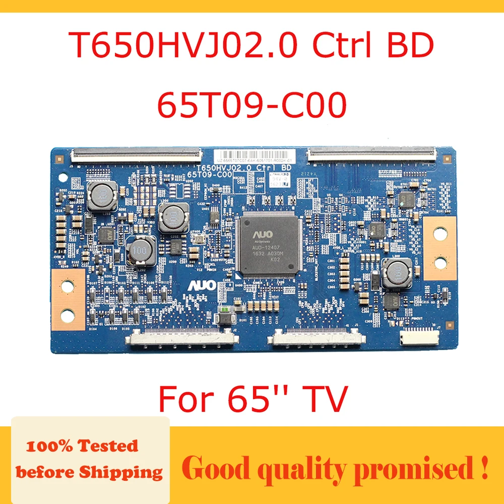 Placa t-con T650HVJ02.0 Ctrl BD 65T09-C00 Tv Placa lógica De 65 pulgadas T650HVJ02.0 65T09-C00 prueba De Placa Original TV