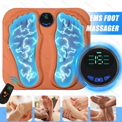 Electric EMS Foot Massager Pulse Muscle Stimulator Improve Blood Circulation Foot Acupoints Massage Pad Relief Pain Relax