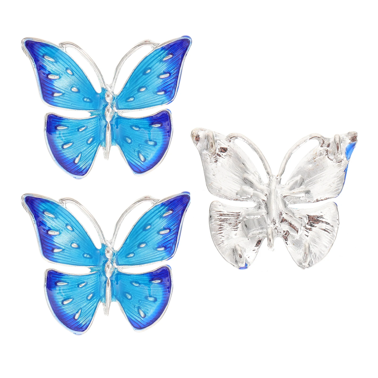 

3pcs High Quality Alloy DIY Accessories Women Craft Diy Pendant Jewelry Pendant Charm Barrettes Retro Color Gifts