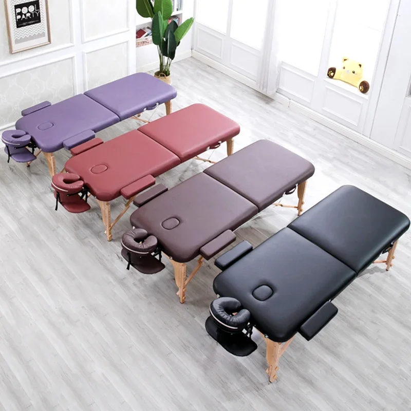 

Portable Household Massage Bed Minimalist Design Space-saving Massage Table Lift Lettino Per Massaggi Salon Furniture