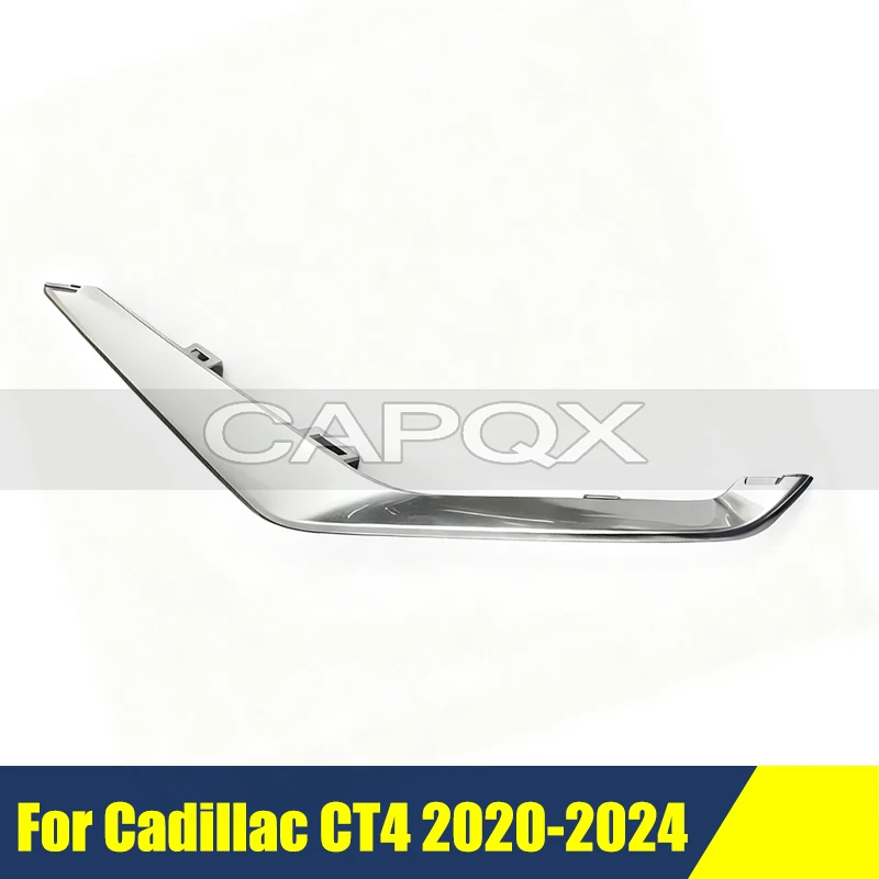 

Хромированная накладка на рамку противотуманных фар переднего бампера для Cadillac CT4 2020-2024, накладка на передний бампер